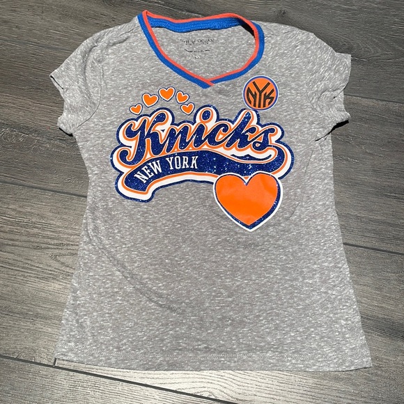 5th & Ocean Other - New York Knicks girls size 6/7 sparkly shirt (NYK)